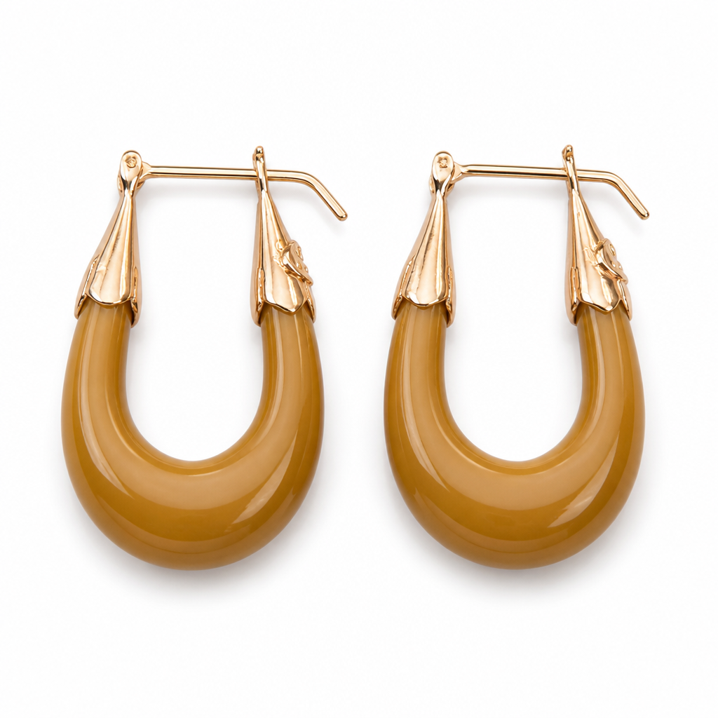 GAS BIJOUX - BOUCLES D'OREILLES ECUME PETITS MODELES - ACETATE - 7 COULEURS