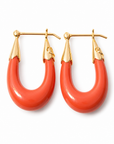 GAS BIJOUX - BOUCLES D'OREILLES ECUME PETITS MODELES - ACETATE - 7 COULEURS