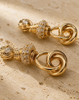 GAS BIJOUX - BOUCLES D'OREILLES LIKA GRAND MODELE DORÉES