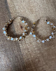 GAS BIJOUX - Boucles d'oreilles EURYDICE moyen modèle dorées à l'or fin- Nouvelles couleurs