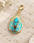 GAS BIJOUX - CHARMS UNIQUE DORÉ - SCARABEE TURQUOISE