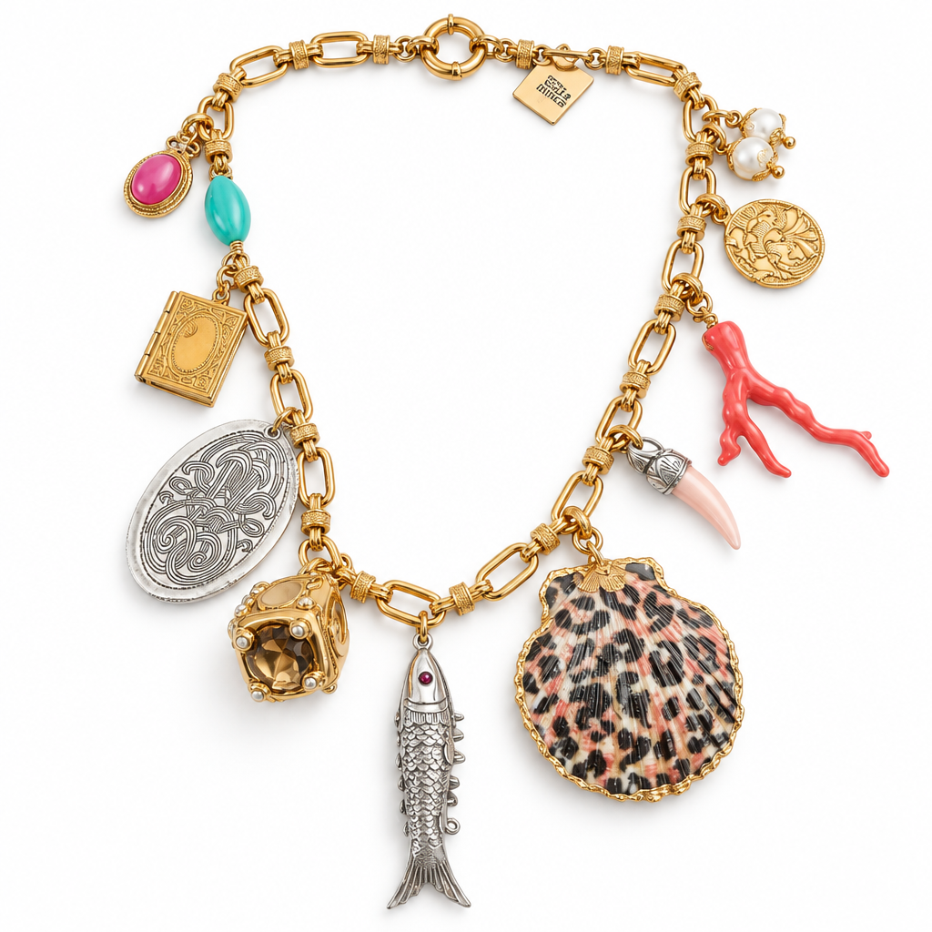 GAS BIJOUX - COLLIER ALMA CHARMS - PIECE UNIQUE