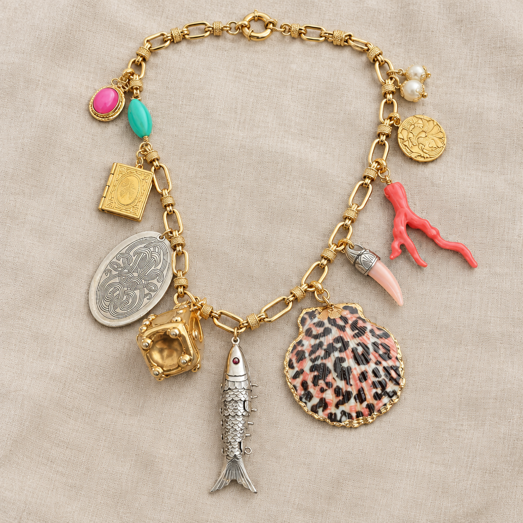 GAS BIJOUX - COLLIER ALMA CHARMS - PIECE UNIQUE