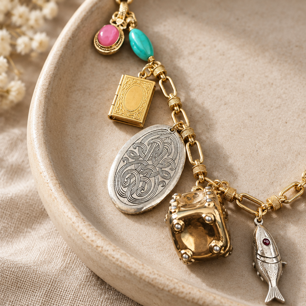 GAS BIJOUX - COLLIER ALMA CHARMS - PIECE UNIQUE