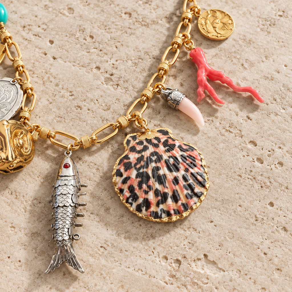 GAS BIJOUX - COLLIER ALMA CHARMS - PIECE UNIQUE