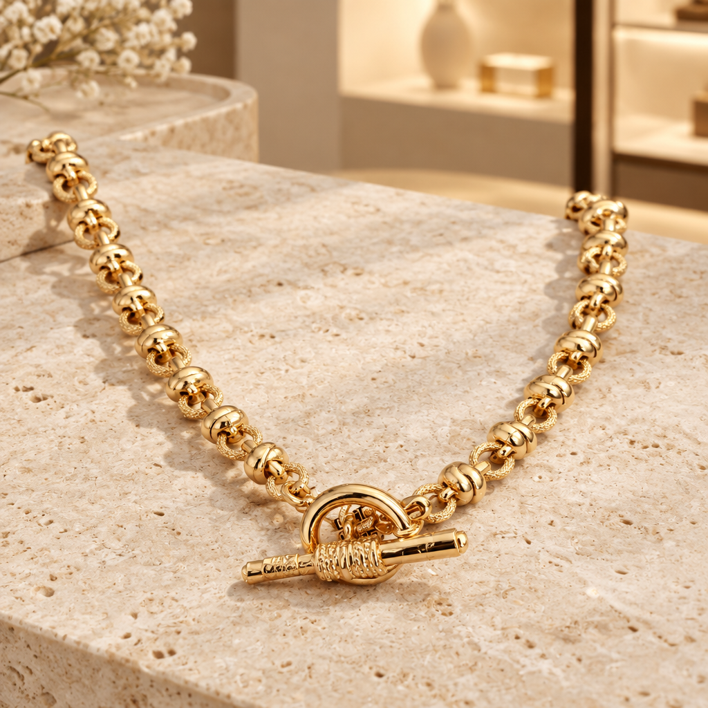 GAS BIJOUX - COLLIER ATIK DORÉ