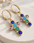 GAS BIJOUX - BOUCLES D'OREILLES TAO CRUZITA DORÉES - NEW COLOR