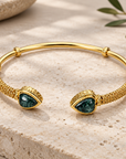 GAS BIJOUX - BRACELET DUALITY AMORE DORÉ - VESSONITE