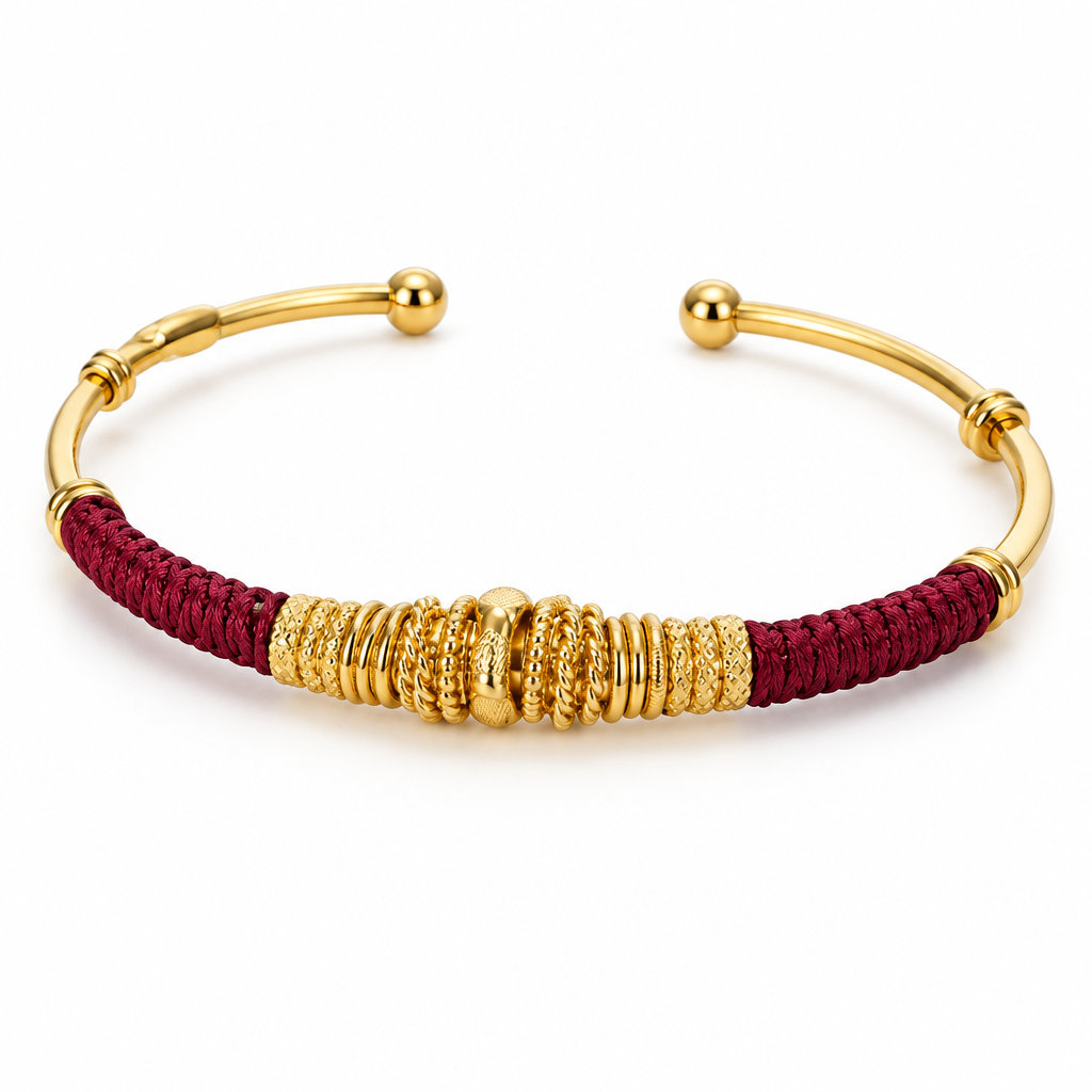 GAS BIJOUX - BRACELET ZIZANIE DORÉ - BORDEAUX