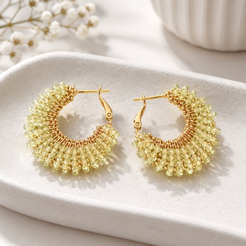 GAS BIJOUX - BOUCLES D'OREILLES CREOLES IZZIA PETIT MODELE DORÉES