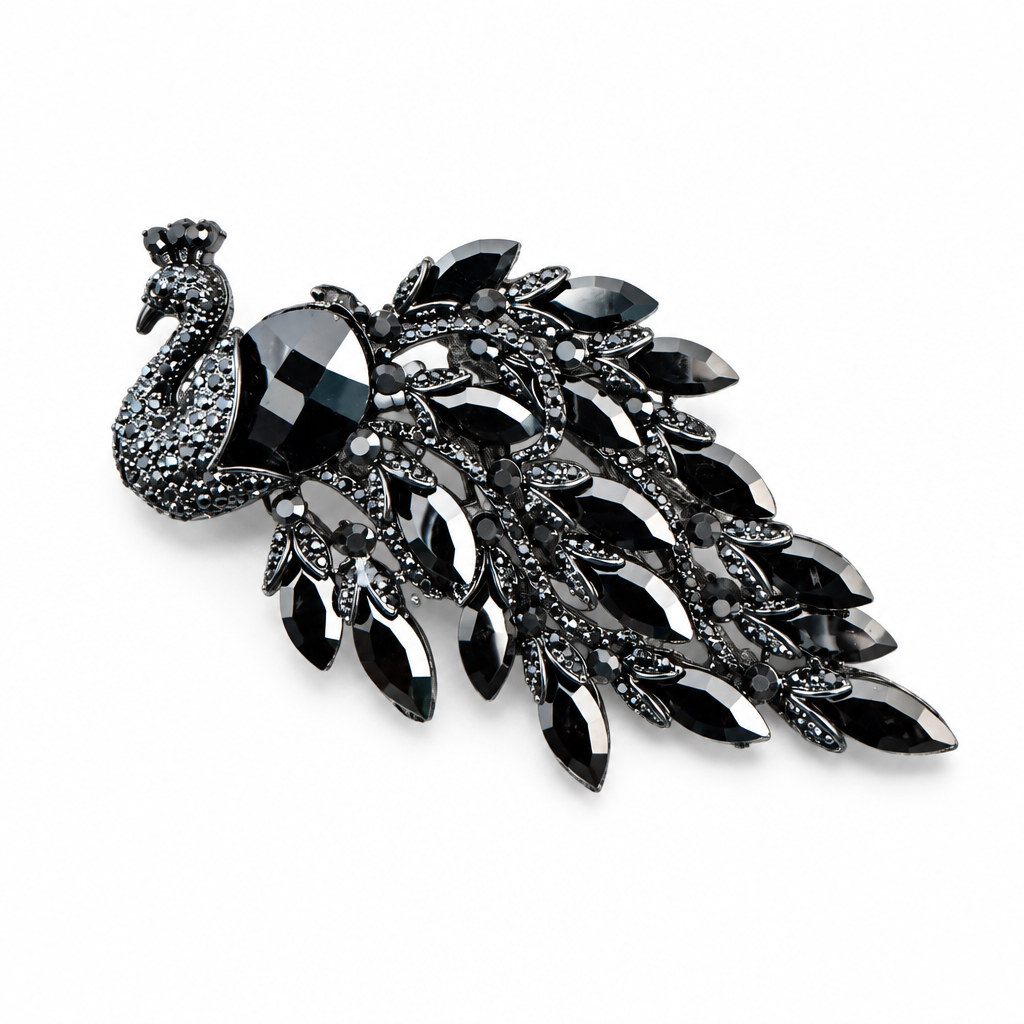 COLLECTION TOPAZE - BROCHES CRISTAUX - 3 MODELES