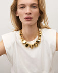 VANESSA BARONI - Collier Big Organic Shaped gold