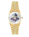 THE KOOPLES - Montre The Kooples Skull & Roses en Métal Doré TKW820