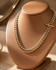 GAS BIJOUX - COLLIER ATIK DOUBLE BICOLORE