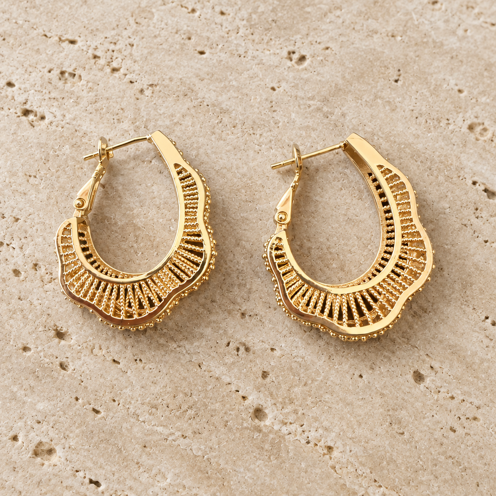 JORGINA - BOUCLES D'OREILLES CREOLES