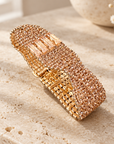 JORGINA - BRACELET DORÉ CRISTAUX BLANCS OU GOLD