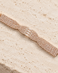 JORGINA - BRACELET DORÉ CRISTAUX BLANCS OU GOLD
