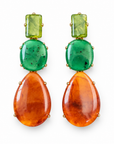 JORGINA - BOUCLES D'OREILLES DORÉES LONGUES - 3 COULEURS