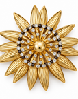 GAS BIJOUX - BROCHE RADIANCE DORÉE - 3 MODELES - RARE
