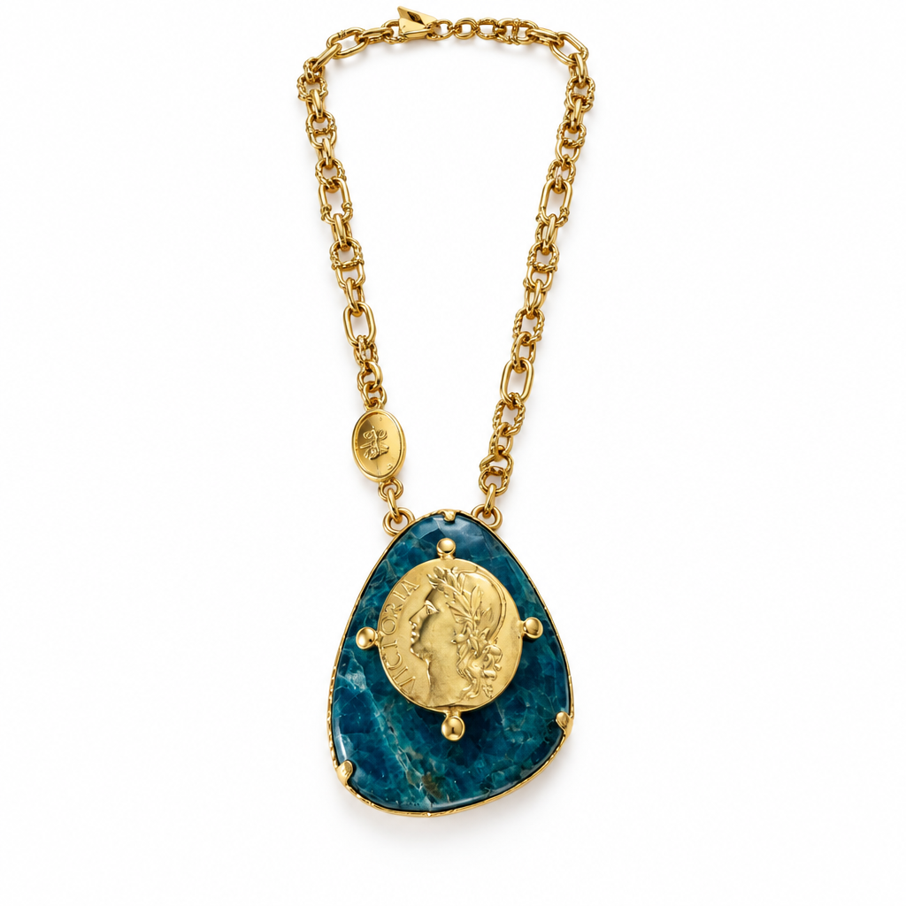 GAS BIJOUX - COLLIER ROMANA - APATITE
