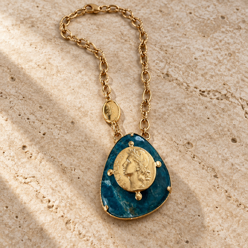 GAS BIJOUX - COLLIER ROMANA - APATITE
