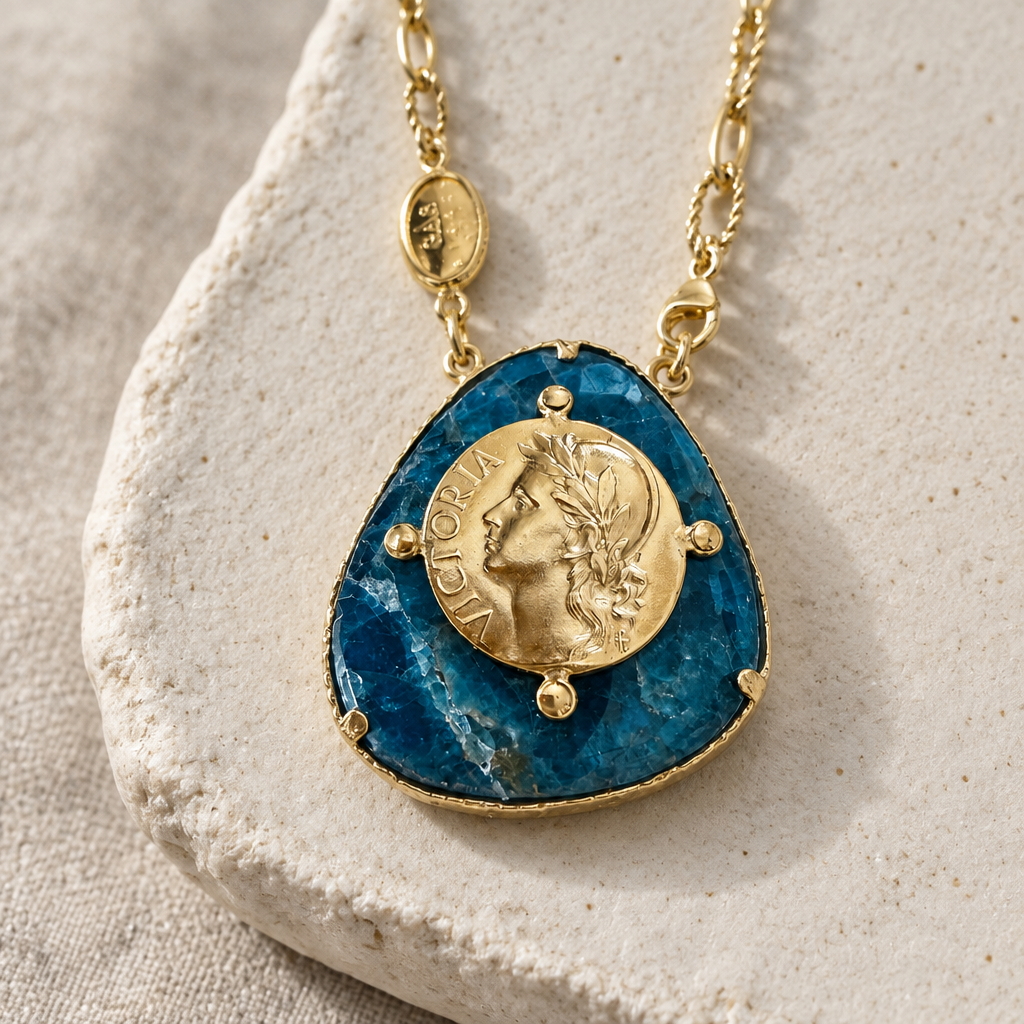 GAS BIJOUX - COLLIER ROMANA - APATITE