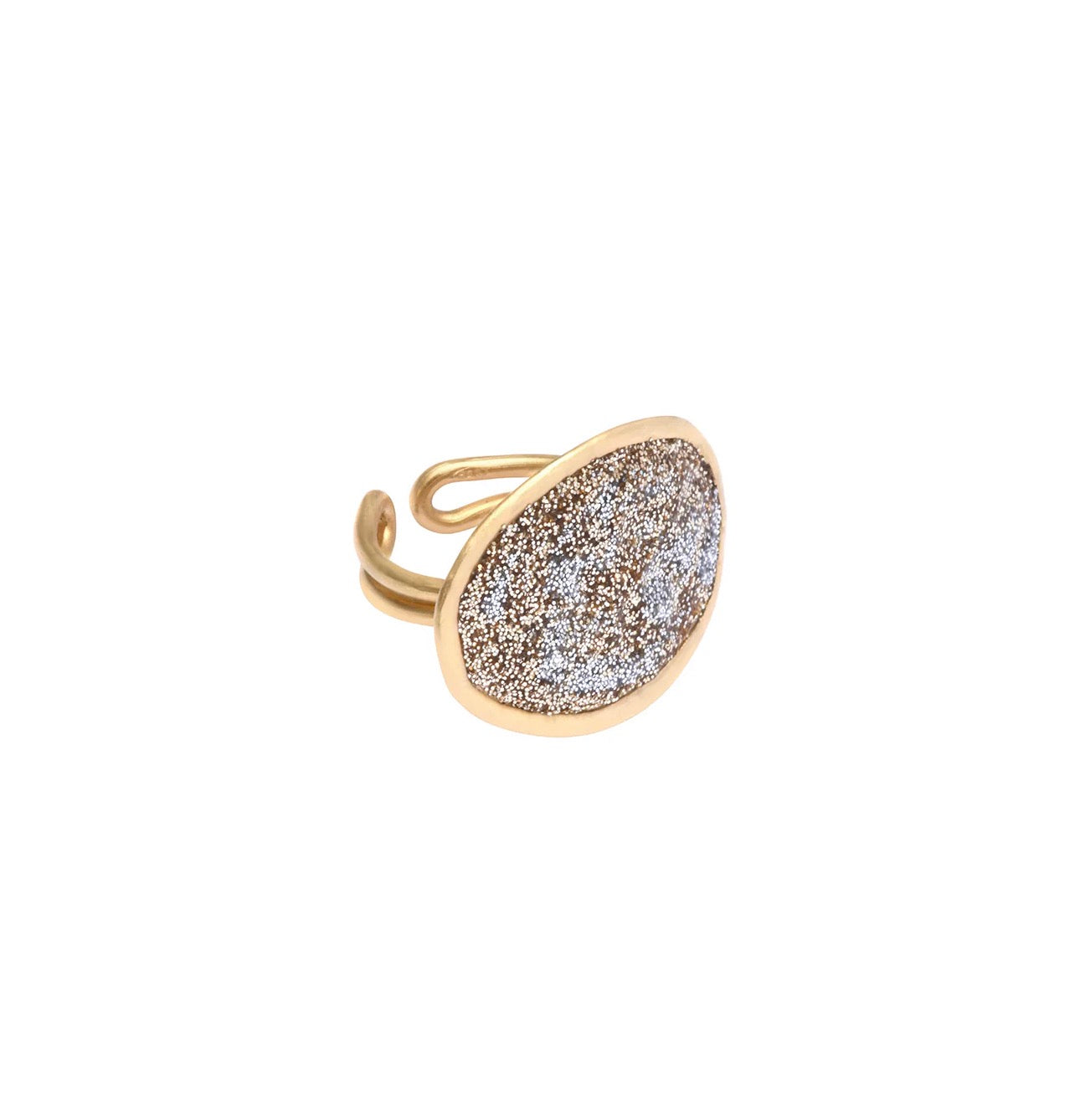 LSONGE - BAGUE LUMIERE DOREE AJUSTABLE