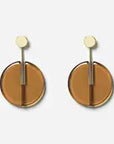 CHIC ALORS - Boucles d’oreilles Twiggy marron