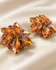 JORGINA - BOUCLES D'OREILLES DORÉES - CRIXTAUX BROWN