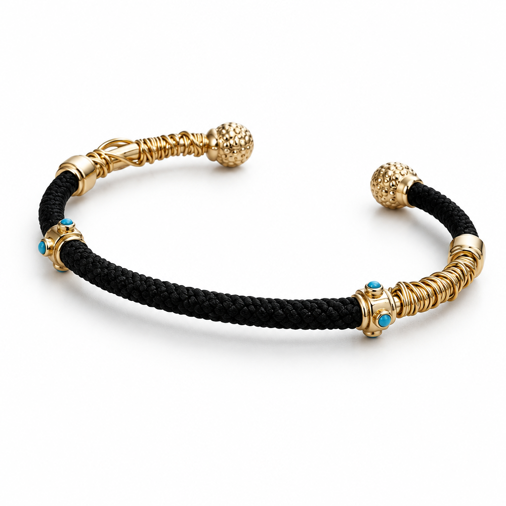 GAS BIJOUX - BRACELET ZANZIFULL JONC - NOIR