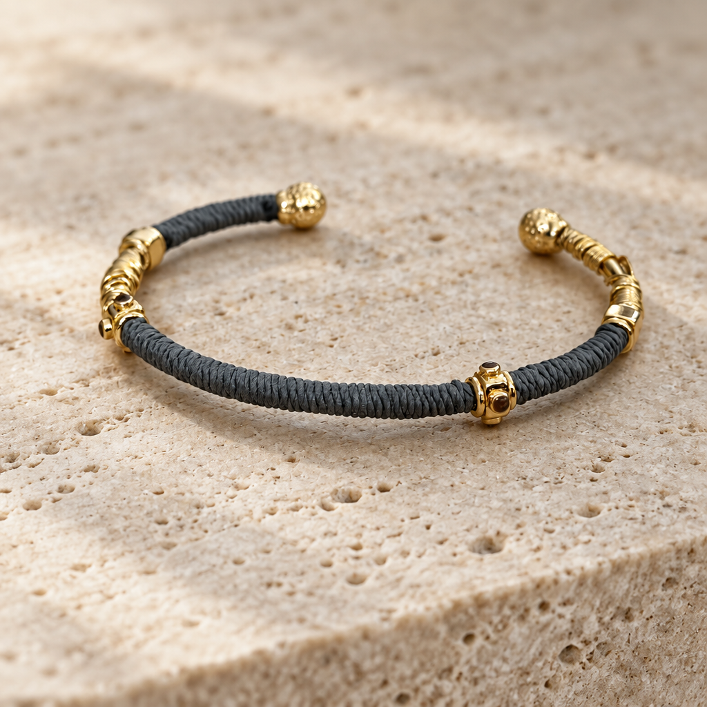 GAS BIJOUX - BRACELET ZANZIFULL JONC - VERT SAUGE