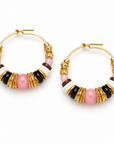 GAS BIJOUX - BOUCLES D'OREILLES CREOLES ALOHA MINI DORÉES
