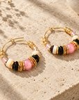 GAS BIJOUX - BOUCLES D'OREILLES CREOLES ALOHA MINI DORÉES