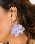 ZAG BIJOUX - BOUCLES D'OREILLES CAYETANA-  JAUNE MOUTARDE