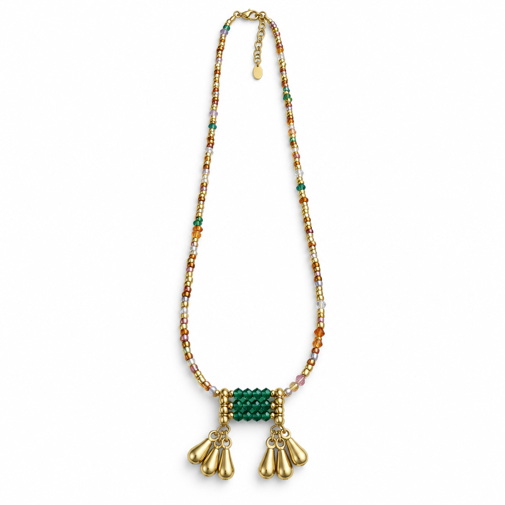 KHARMARI - COLLIER MINI DANA VERT