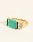 BE MADD - Bague BERRY turquoise taille 58