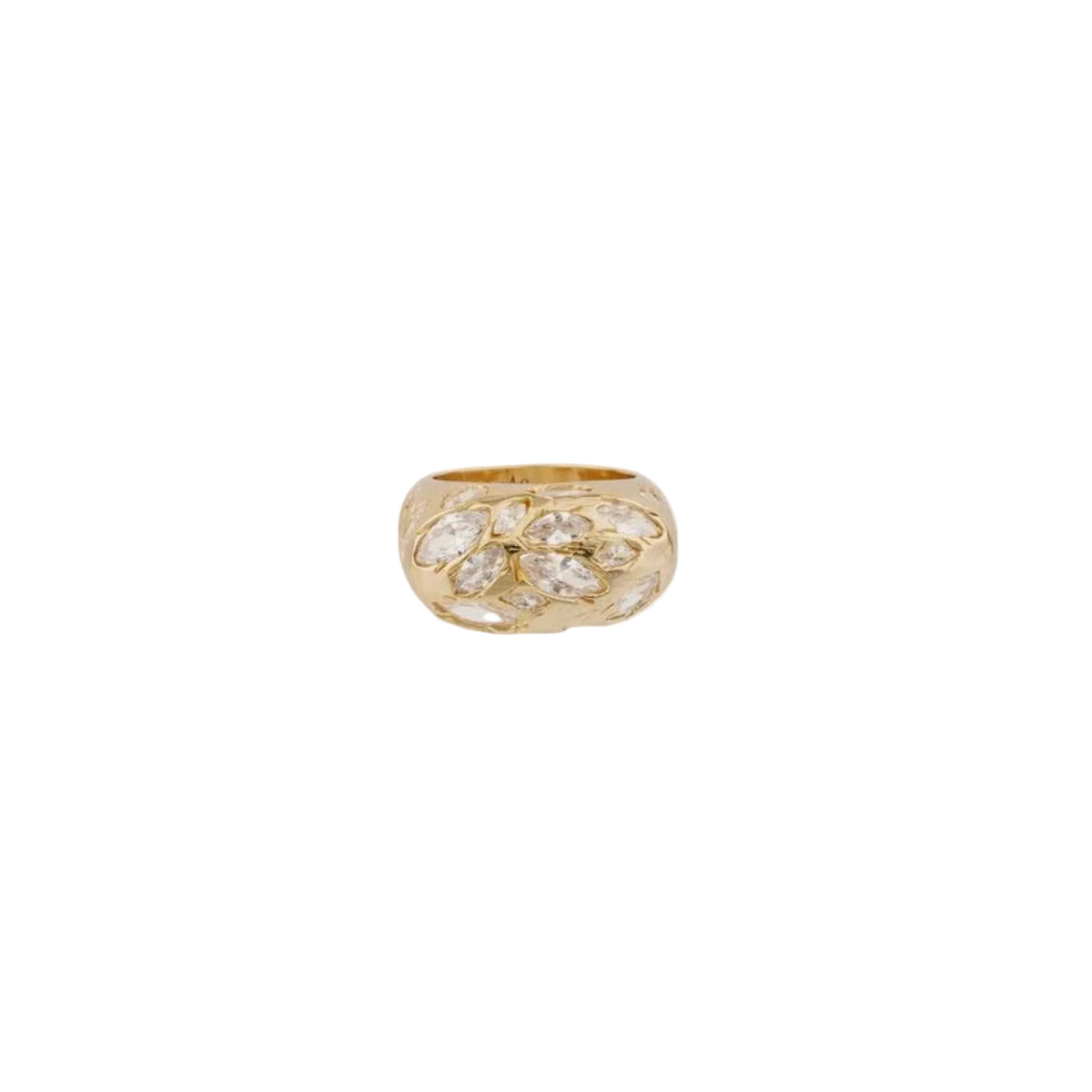 GAS BIJOUX - BAGUE PRISME STRASS BLANCS - 2 TAILLES