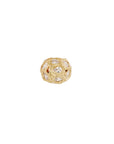 GAS BIJOUX - BAGUE FRAGMENT STRASS BLANCS - TAILLE 3