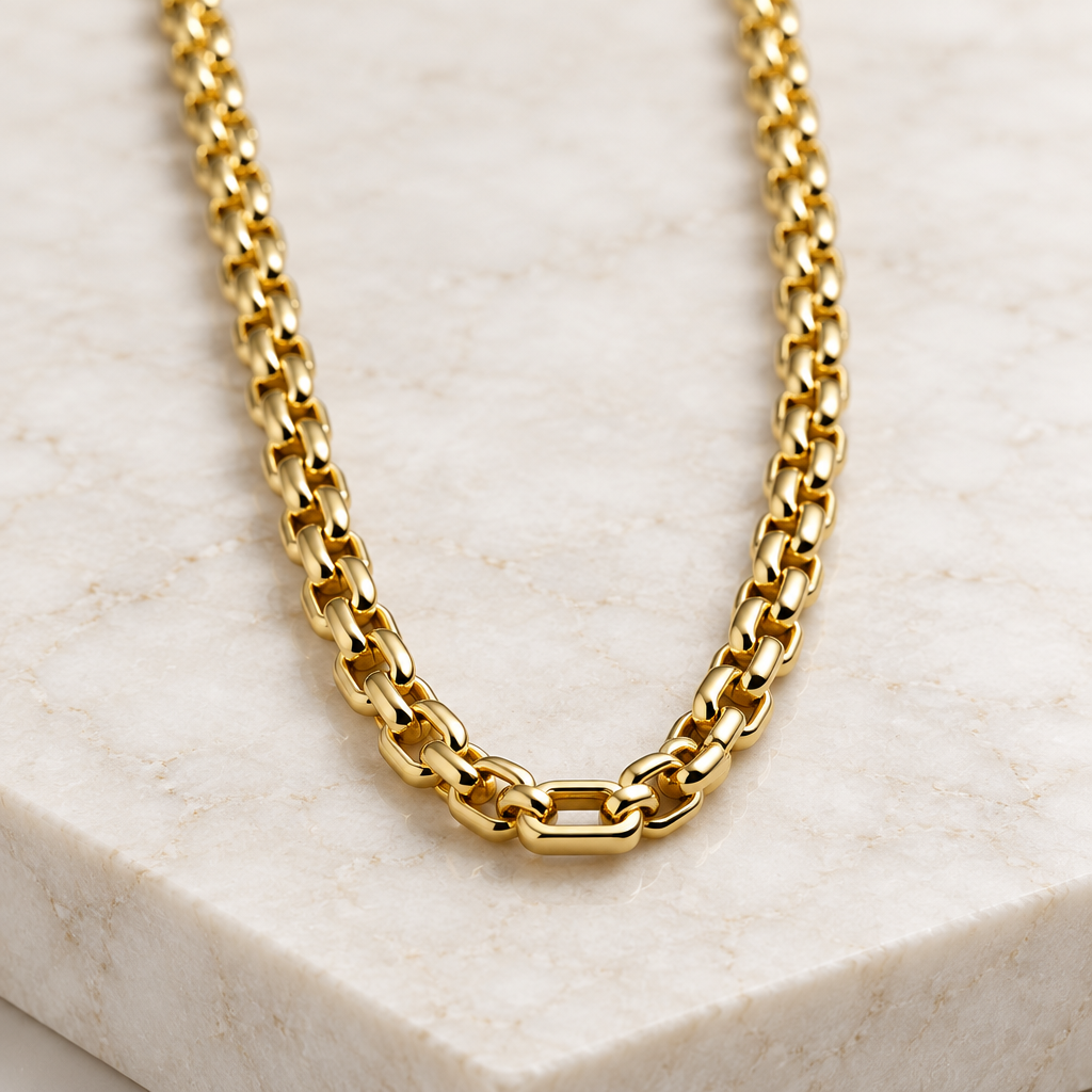 GAS BIJOUX - CHAINE A PERSONNALISER DORÉE