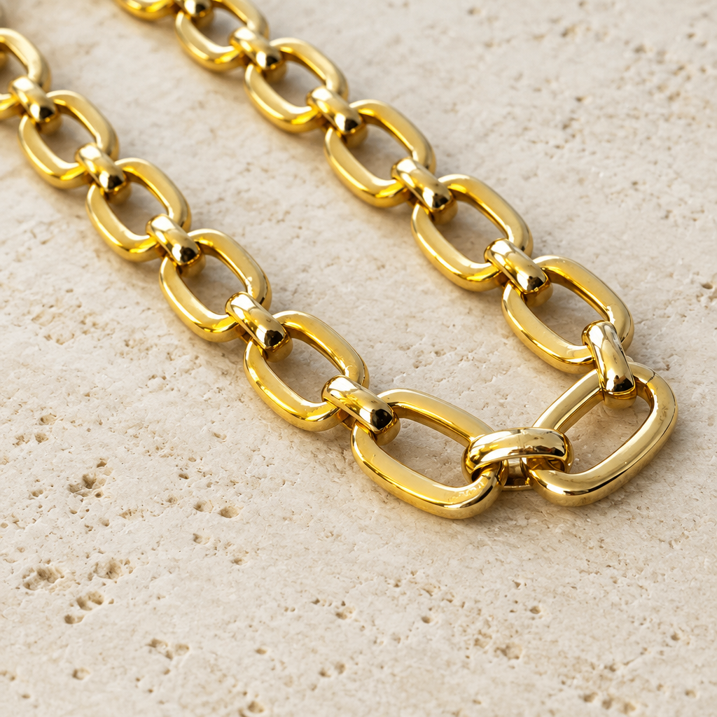 GAS BIJOUX - CHAINE A PERSONNALISER DORÉE