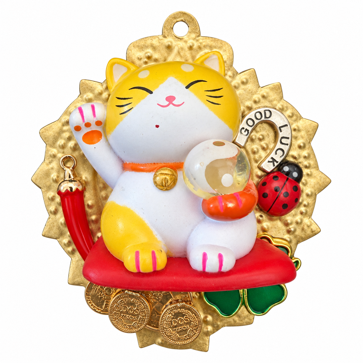 AZAFRAN ROSA - MANEKI-NEKO JAUNE - PROSPERITÉ