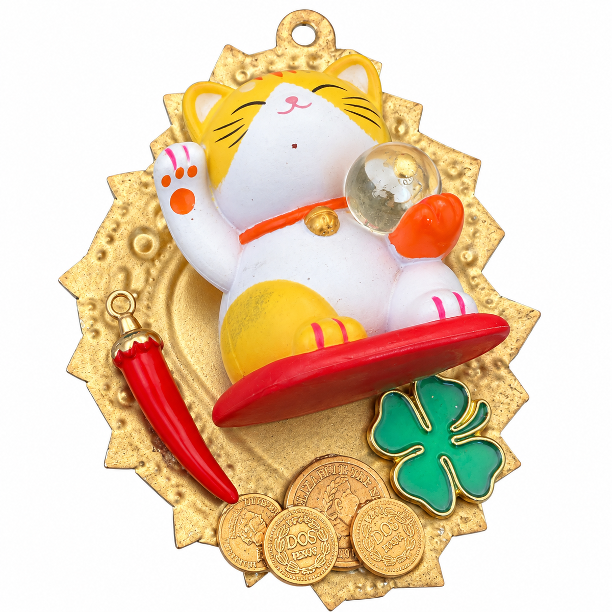 AZAFRAN ROSA - MANEKI-NEKO JAUNE - PROSPERITÉ