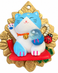AZAFRAN ROZA - MANEKI-NEKO BLEU - SERENITE ET VOEUX