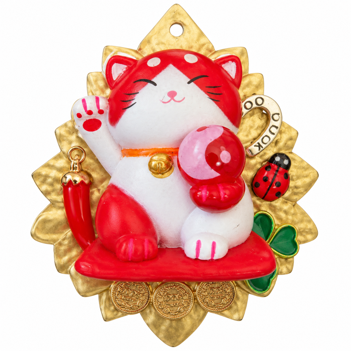 AZAFRAN ROSA - EX-VOTO MANEKI NEKO ROUGE - PROTECTION