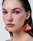 GAS BIJOUX - BOUCLES MARLY MULTICOLORE DORÉES