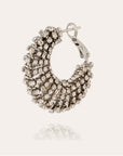 GAS BIJOUX - Boucles d’oreilles IZZIA strass petit modèle finition rhodium