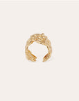 GAS BIJOUX - Bague OLEA manchette dorée à l’or fin