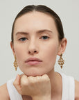GAS BIJOUX - Boucles d’oreilles OLEA petit modèle dorée à l’or fin