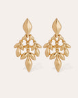 GAS BIJOUX - Boucles d’oreilles OLEA grands modèles dorées à l’or fin