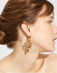 GAS BIJOUX - Boucles d’oreilles OLEA grands modèles dorées à l’or fin